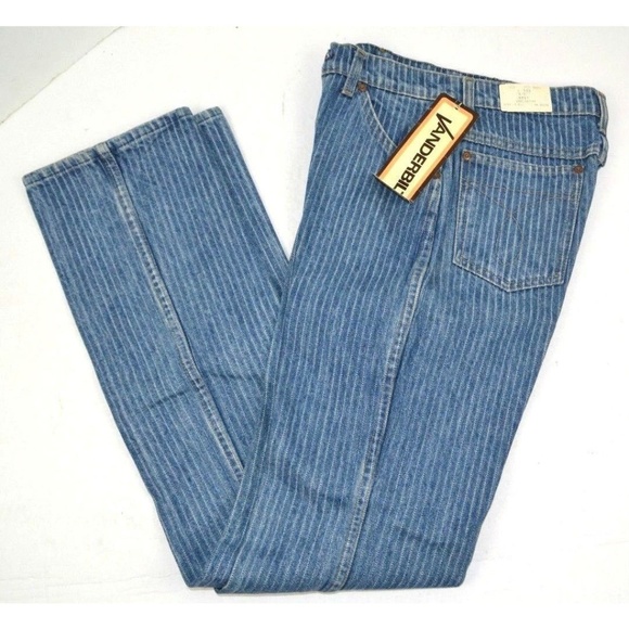 ladies pinstripe jeans